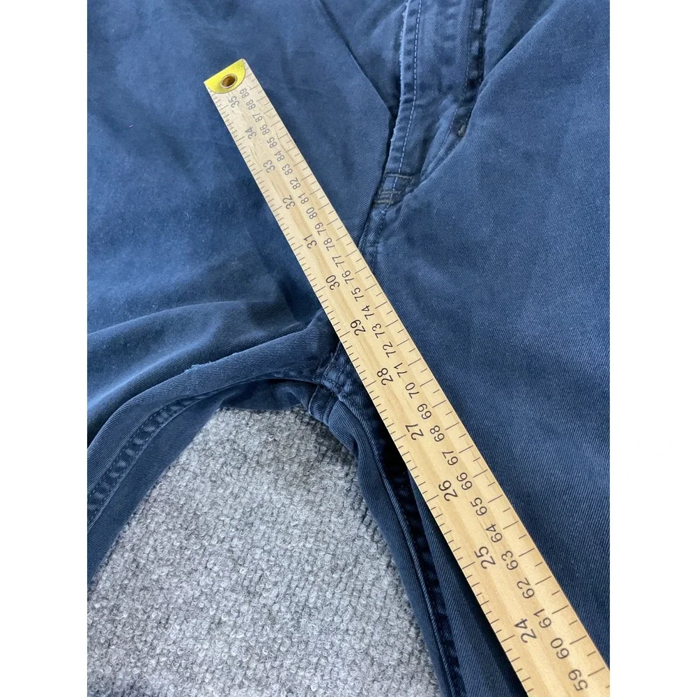 Polo Ralph Lauren Hanford Pants Men's 42x30 Navy Blue 100% Cotton Vintage
